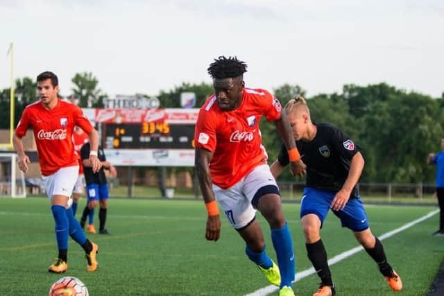 Nduka in action for Dayton.