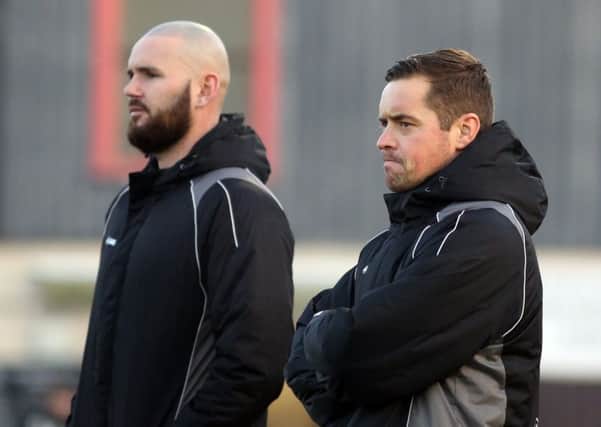 Boss Gary Mills and assistant David Bell were left to reflect on yet another defeat for Corby Town