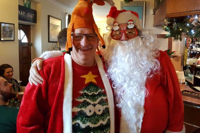 Even Father Christmas joined in the fun