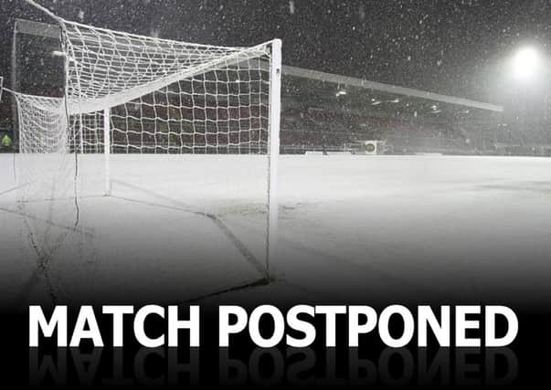 AFC Rushden & Diamonds' league game at Chasetown has been called off due to a frozen pitch