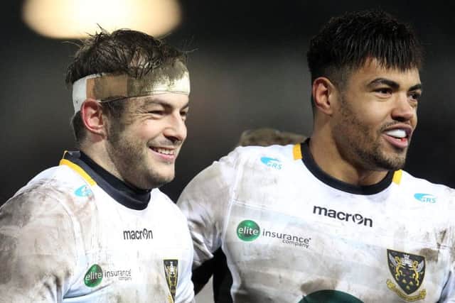 Stephen Myler landed the winning kick on his 300th Saints appearance (pictures: Sharon Lucey)