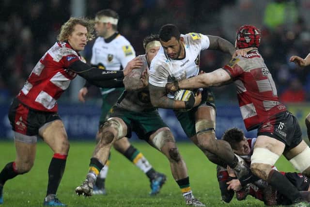 Courtney Lawes and Saints secured a hard-fought win at Kingsholm last Sunday (picture: Sharon Lucey)