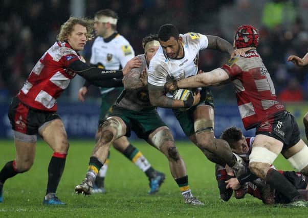 Courtney Lawes and Saints secured a hard-fought win at Kingsholm last Sunday (picture: Sharon Lucey)