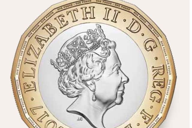 Gone is the old style round, all gold coin and in its place will be a 12-sided, bimetallic coin with a hidden high-security feature to protect it from counterfeiting.
