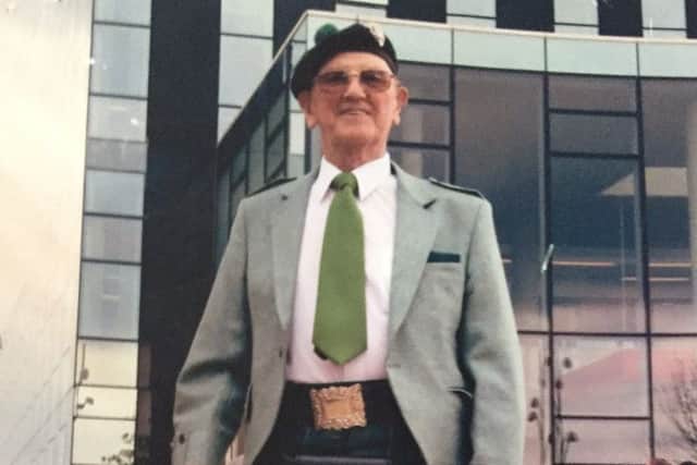 John Douglas outside The Cube in Corby