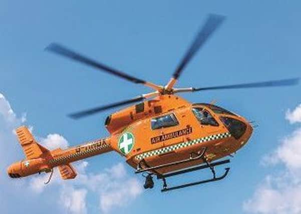 A crew from Magpas was called to the crash