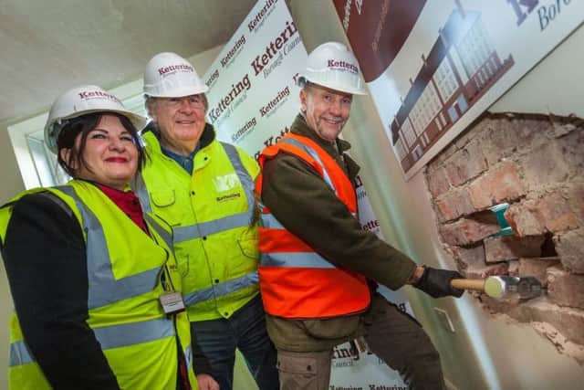 L-R: Cllrs Anne Lee, Russell Roberts and James Burton.