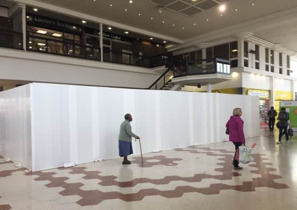 Costa will soon be opening in this area of the Swansgate Shopping Centre, which has been boarded up for some time