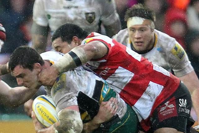 Teimana Harrison (right) has hailed Louis Picamoles (picture: Sharon Lucey)