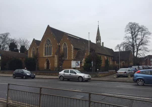 The offence took place near St Andrew's Church in Kettering on New Year's Day