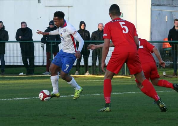 Nabil Shariff is struggling with a knock ahead of AFC Rushden & Diamonds' Integro Cup clash at Rugby Town tonight