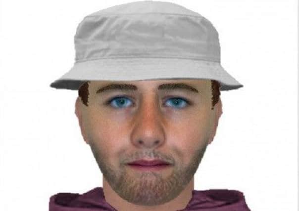 Police have released this e-fit image of a man they want to speak to about the incident