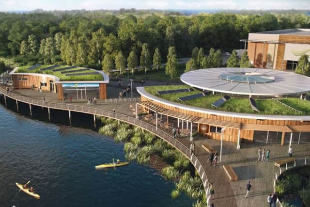 How the new visitor centre and boathouse will look when completed