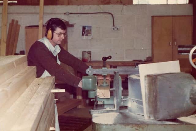 Neil Hawkins, from Brigstock, started with Scotts of Thrapston at the age of 15 having started out as an apprentice in machinery. He is pictured here in the 1970s