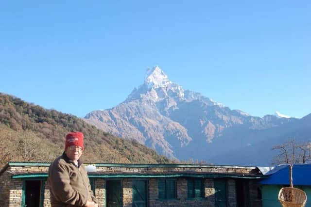 Ramesh took on the trek in December