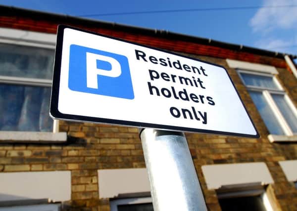 Residents parking permit sign PPP-160218-121249001