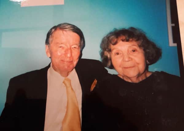 Gordon Frost with his wife Edna.