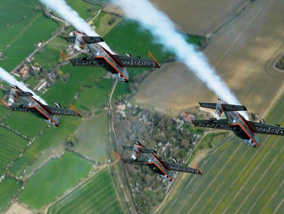 A former red arrows pilot has been announced as the leader of a Northamptonshire aerobatic team
