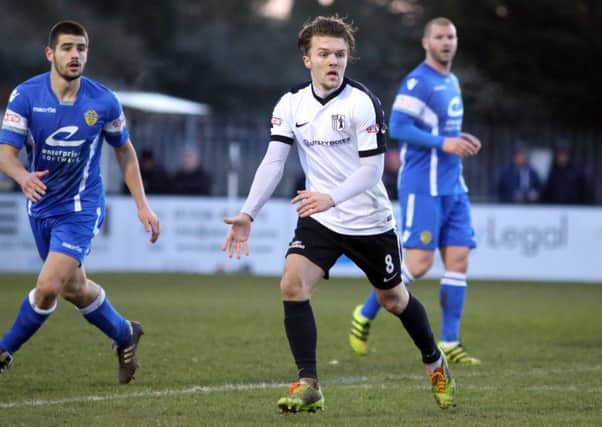 Ben Milnes was on target for Corby Town but it proved to be only a consolation as they went down 2-1 to Coalville Town