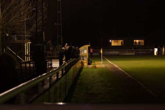 The lights went out at Leamington leaving Kettering frustrated. Picture by Peter Short