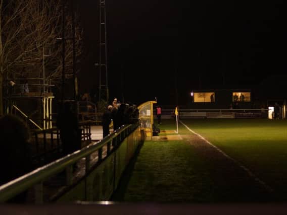 The lights went out at Leamington leaving Kettering frustrated. Picture by Peter Short