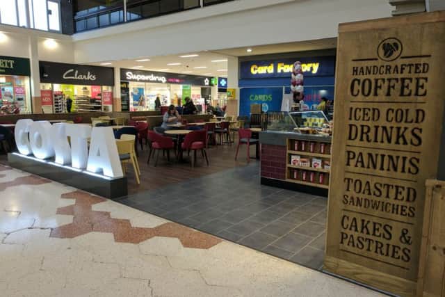 The new Costa branch in the Swansgate Shopping Centre
