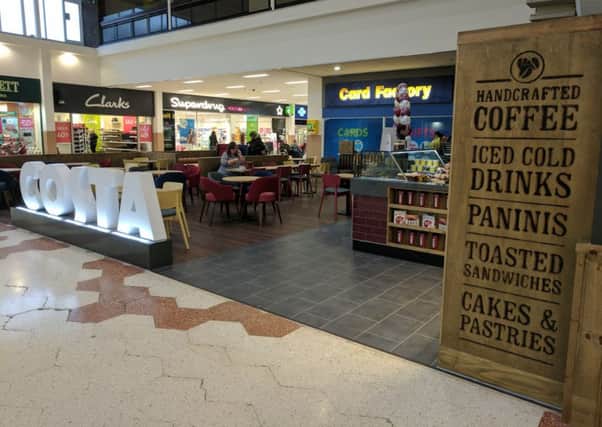 The new Costa branch in the Swansgate Shopping Centre