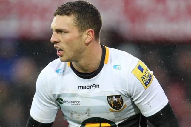 George North had a try disallowed for Saints (picture: Sharon Lucey)