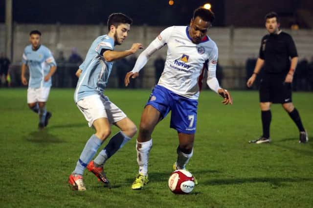 Nabil Shariff gave AFC Rushden & Diamonds the lead but they went on to lose 3-2 at Romulus