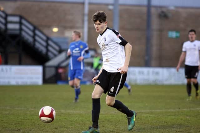 Ryan Bell hit Corby Town's winner in their crucial 1-0 success at Ilkeston