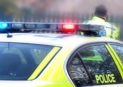 The car was still awaiting recovery several hours after the collision