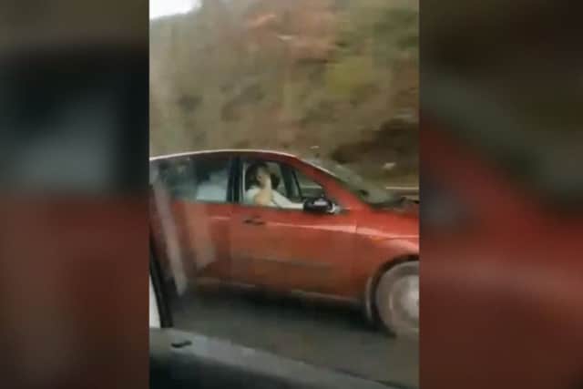 Caught in the act