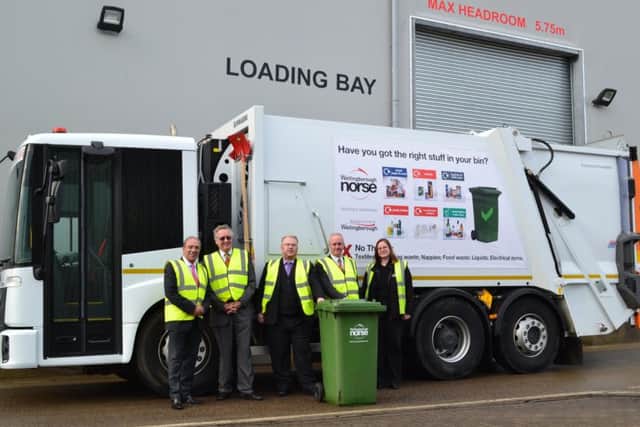One of the new waste vehicles
