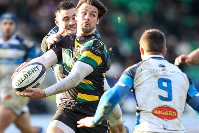 Ben Foden starts on the wing for Saints against Scarlets (picture: Sharon Lucey)