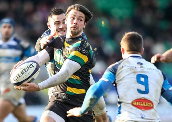Ben Foden starts on the wing for Saints against Scarlets (picture: Sharon Lucey)
