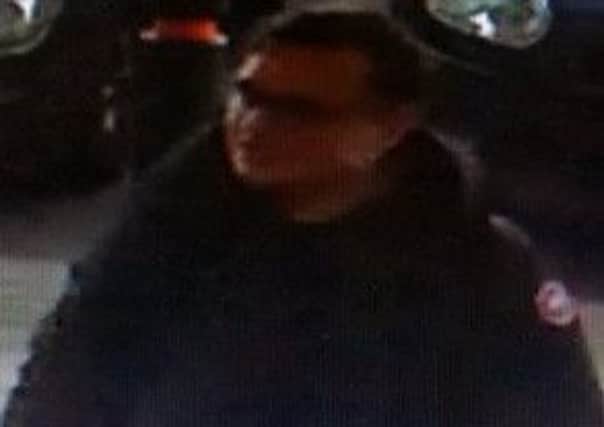 Police would like to speak to this man about the theft