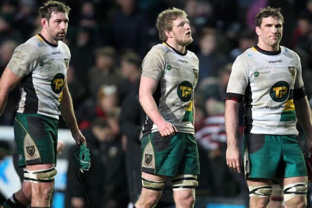 Saints lost at Leicester in the Anglo-Welsh Cup and are now out of the competition (picture: Sharon Lucey)