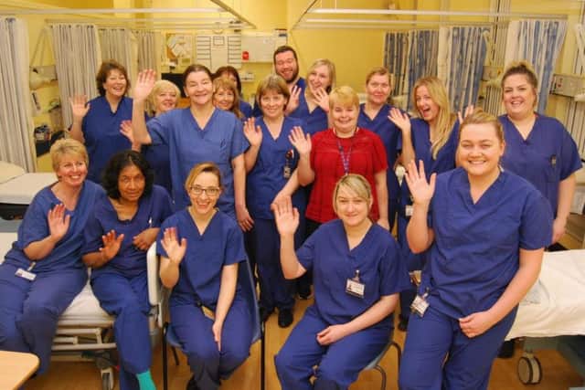 Staff at KGH's endoscopy unit