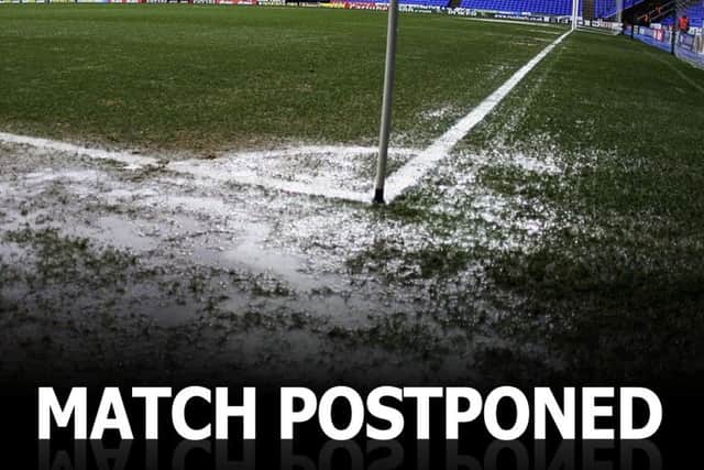 Kettering Town's Hillier Cup semi-final with Brackley Town has been called off due to a waterlogged pitch