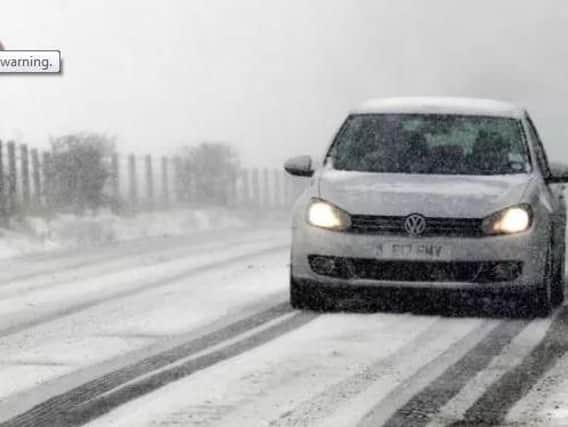 Forecasters have warned of snow fall across Northamptonshire this weekend