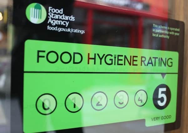 Food hygiene scores, HDC scheme ENGSUS00120121211084520