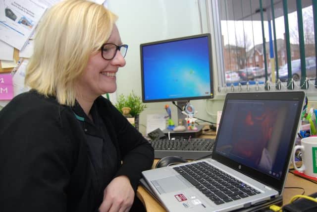 Macmillan prostate cancer nurse specialist Janine Cullen is using skype to speak directly with her patients