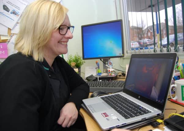 Macmillan prostate cancer nurse specialist Janine Cullen is using skype to speak directly with her patients