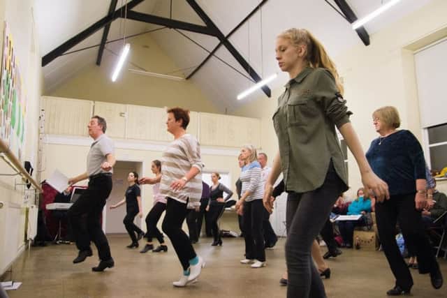 Rehearsals are going well for Anything Goes