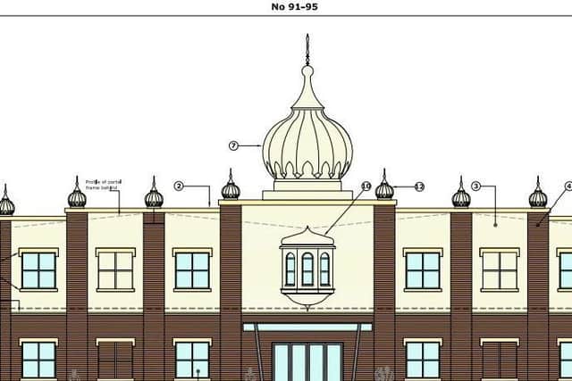 How the temple could look.
