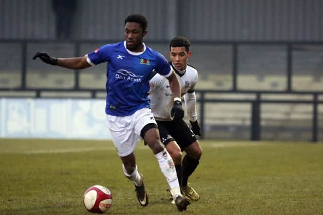 Left-back Courtney Wildin has extended his loan spell at Corby Town from Boston United until the end of the season