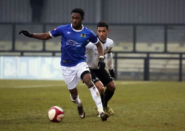 Left-back Courtney Wildin has extended his loan spell at Corby Town from Boston United until the end of the season