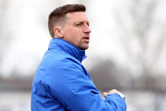 Wellingborough Town boss Stuart Goosey saw his team beaten by Deeping Rangfers
