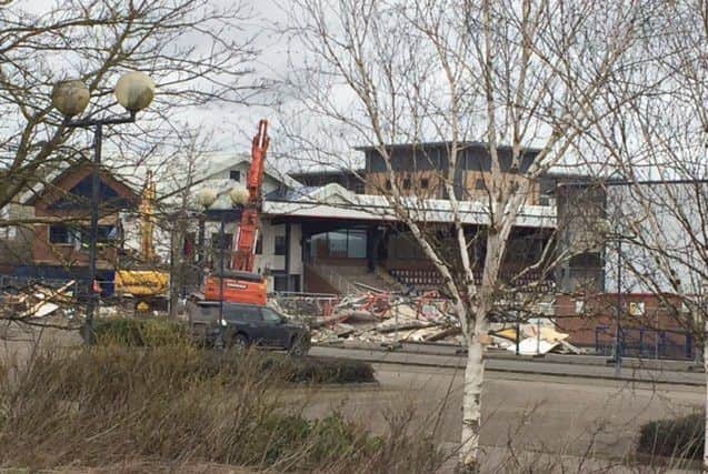 Demolition work has started at Nene Park