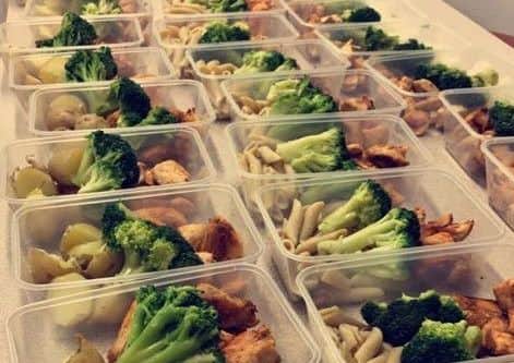 Some of the meals that go out for delivery.
